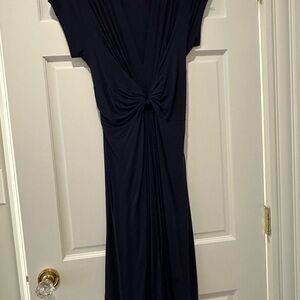 Seraphine maternity Navy Midi Dress